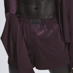 FOULARD SATIN BOXERS
