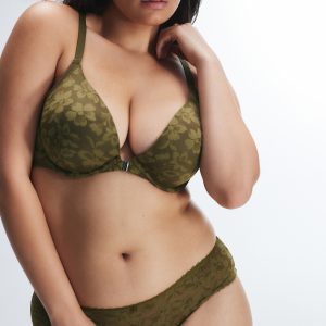 LAVISH LACE FRONT-CLOSURE PUSH-UP BRA