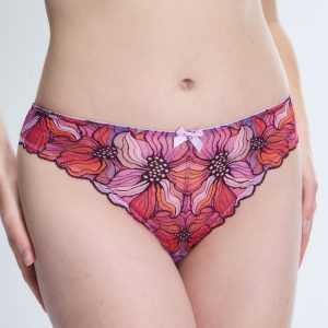 MOSAIC FLORAL LACE CHEEKY PANTY