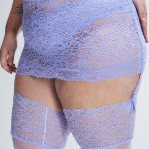 ROMANTIC CORDED LACE GARTER SKIRT