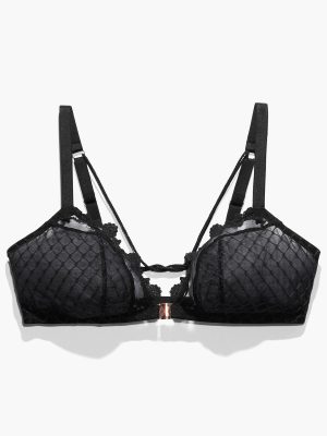 Baroque Bondage Front-Closure Bralette