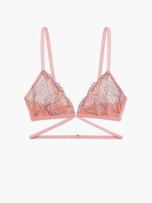 Beneath The Surface Embroidered Triangle Bralette
