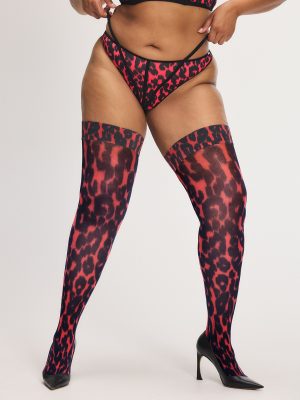 City Kitty Thigh-High Stay-Up Stockings