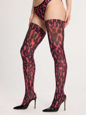 City Kitty Thigh-High Stay-Up Stockings