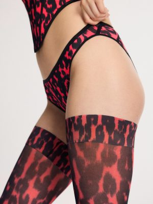 City Kitty Thigh-High Stay-Up Stockings