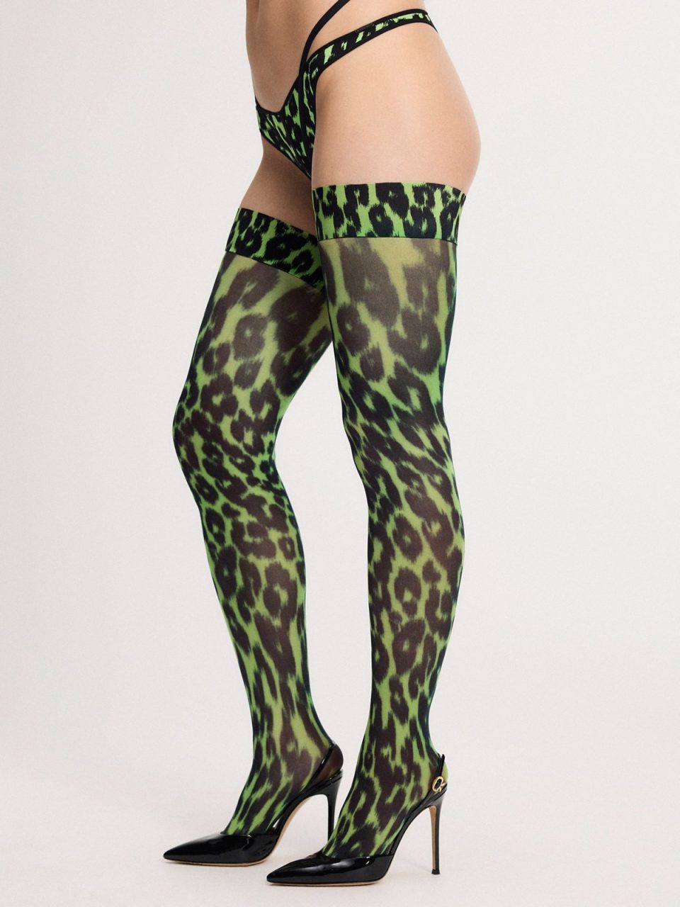 City Kitty Thigh-High Stay-Up Stockings