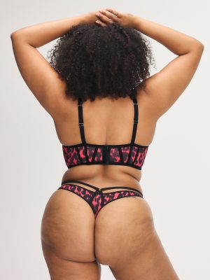 City Kitty Unlined Longline Demi Bra