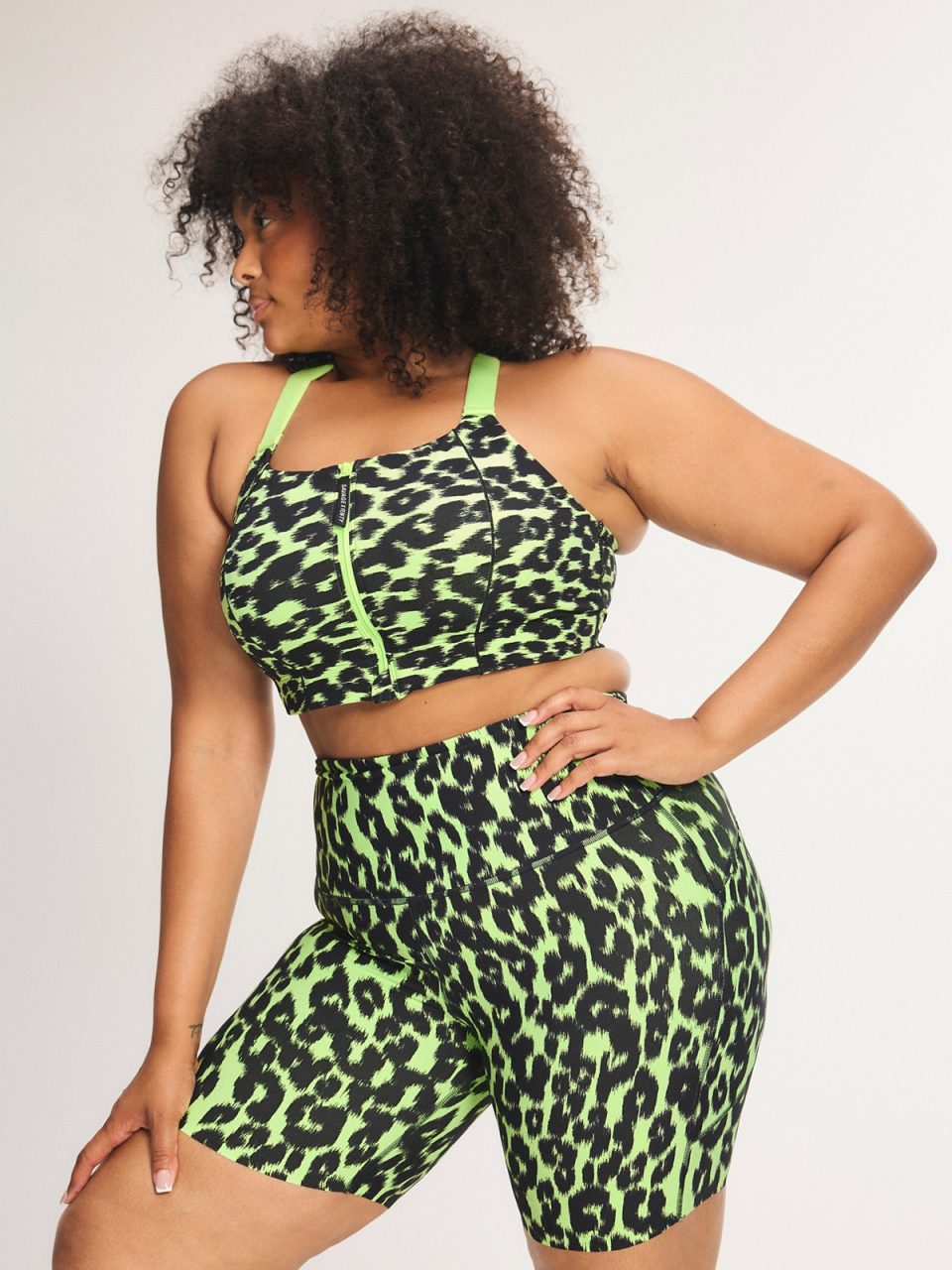 Cool Curves High-Waist Pocket Bike Short