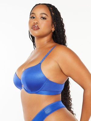 Core Microfiber Metallic T-Shirt Bra