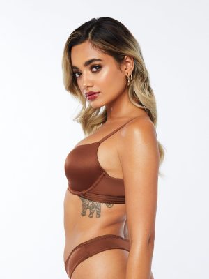 Core Microfiber Metallic T-Shirt Bra