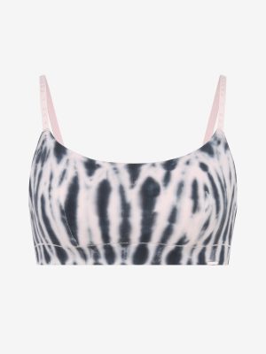 Cotton Essentials Tie-Dye Scoop-Neck Bralette