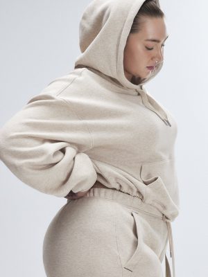 Essential Fleece Pullover Drawstring Hoodie