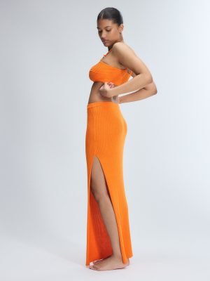 Featherweight Knit Twist Top