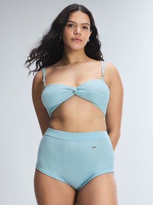 Featherweight Knit Twist Top