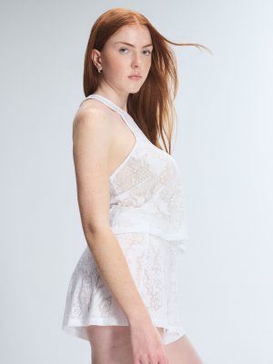 Floral Burnout Sleep Twist Tank