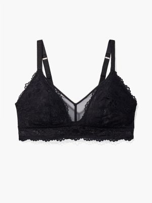Floral Lace & Mesh Bralette