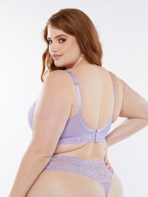 Floral Lace & Mesh Bralette