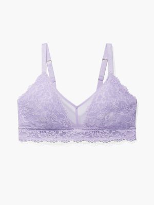 Floral Lace & Mesh Bralette