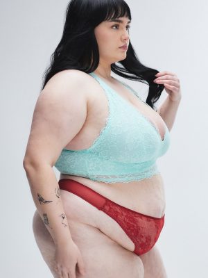 Floral Lace Racerback Bralette