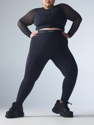 Flow High-Waist Trimmed Legging