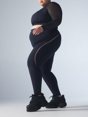 Flow High-Waist Trimmed Legging