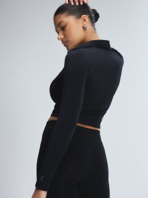 Frame Work Long-Sleeve Polo