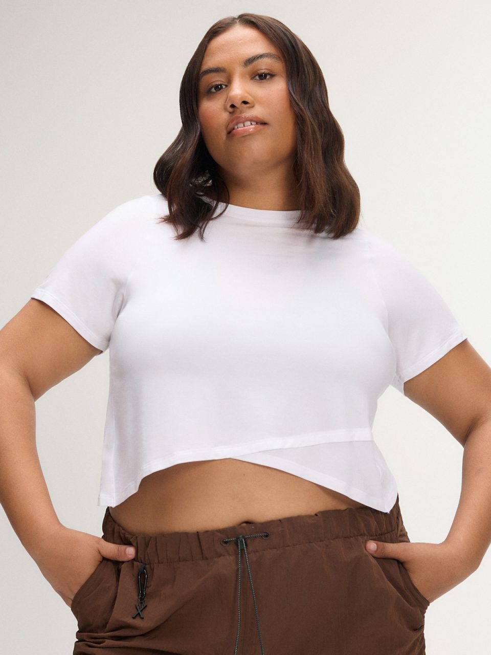 Light Layer Crossover Crewneck Tee