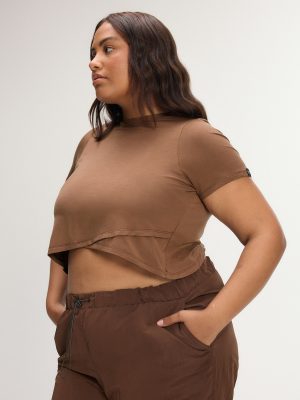 Light Layer Crossover Crewneck Tee