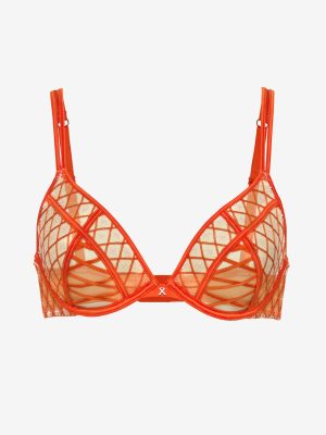 Lil Tied Up Embroidered Unlined Bra