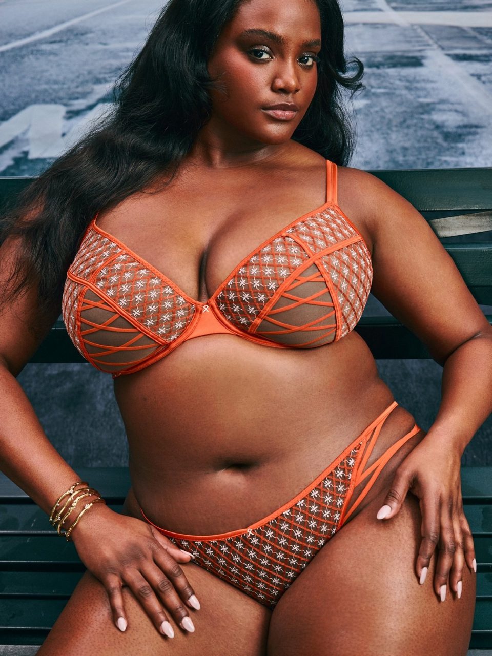 Lil Tied Up Embroidered Unlined Bra