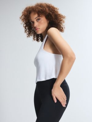 Lit Luster Crop Shelf Bra Tank