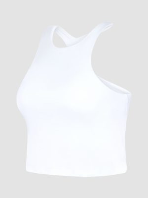 Lit Luster Crop Shelf Bra Tank