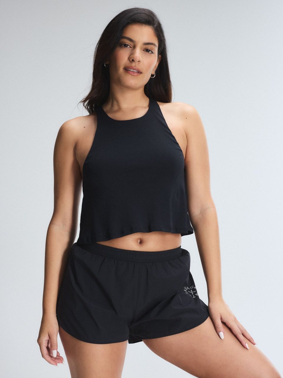 Lit Luster Crop Shelf Bra Tank