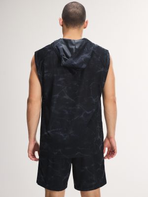 Mesh City Baller Cut-Off Hoodie