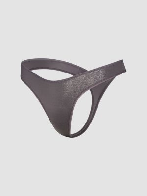 NEW Microfiber Bridal Thong Panty