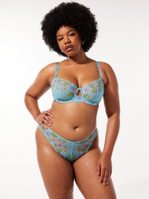 Mod Poppy Unlined Lace Balconette Bra