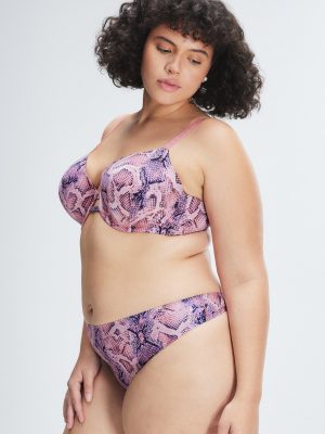 NEW Microfiber No-Show Thong Panty