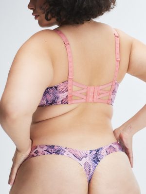 NEW Microfiber No-Show Thong Panty