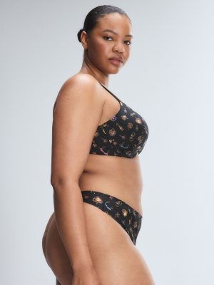 NEW Microfiber No-Show Thong Panty