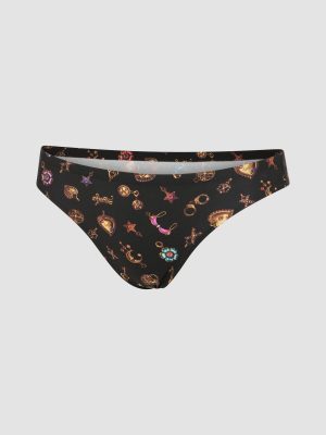 NEW Microfiber No-Show Thong Panty