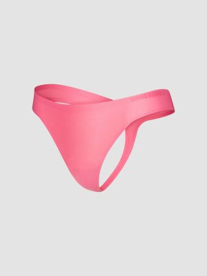 NEW Microfiber No-Show Thong Panty