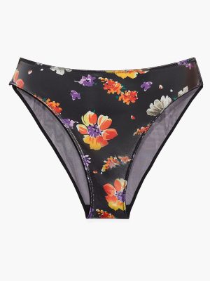 Night Blooms High-Leg Bikini