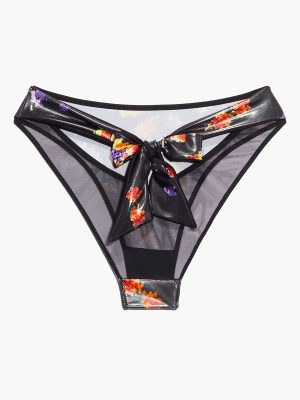 Night Blooms High-Leg Bikini