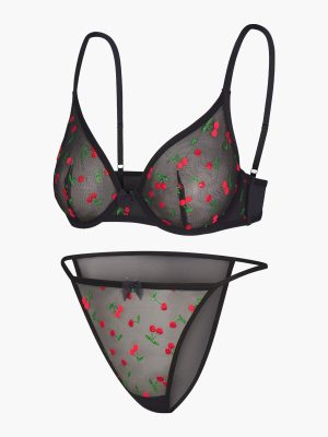 Puff Cherries 2-Piece Set