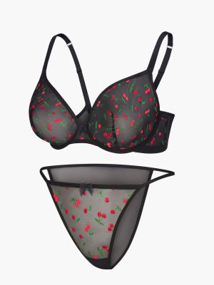 Puff Cherries 2-Piece Set