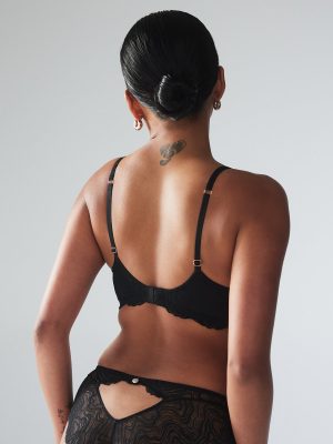 Ripple Effect Lace Padded Balconette Bra