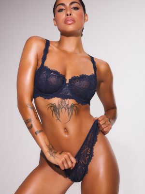 Romantic Corded Lace Brazilian Panty