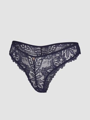 Romantic Corded Lace Brazilian Panty