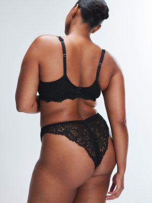 Romantic Corded Lace Brazilian Panty