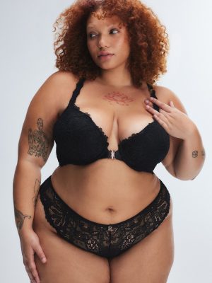 Romantic Corded Lace Push-Up Bra